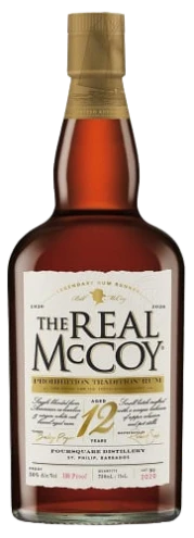 THE REAL MCCOY RUM PROHIBITION TRADITION BARBADOS 12YR 100TH ANNIVERSARY 750ML