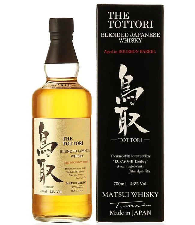 THE TOTTORI WHISKEY BOURBON BARRELL MATSUI WHISKY JAPAN 86PF 700ML