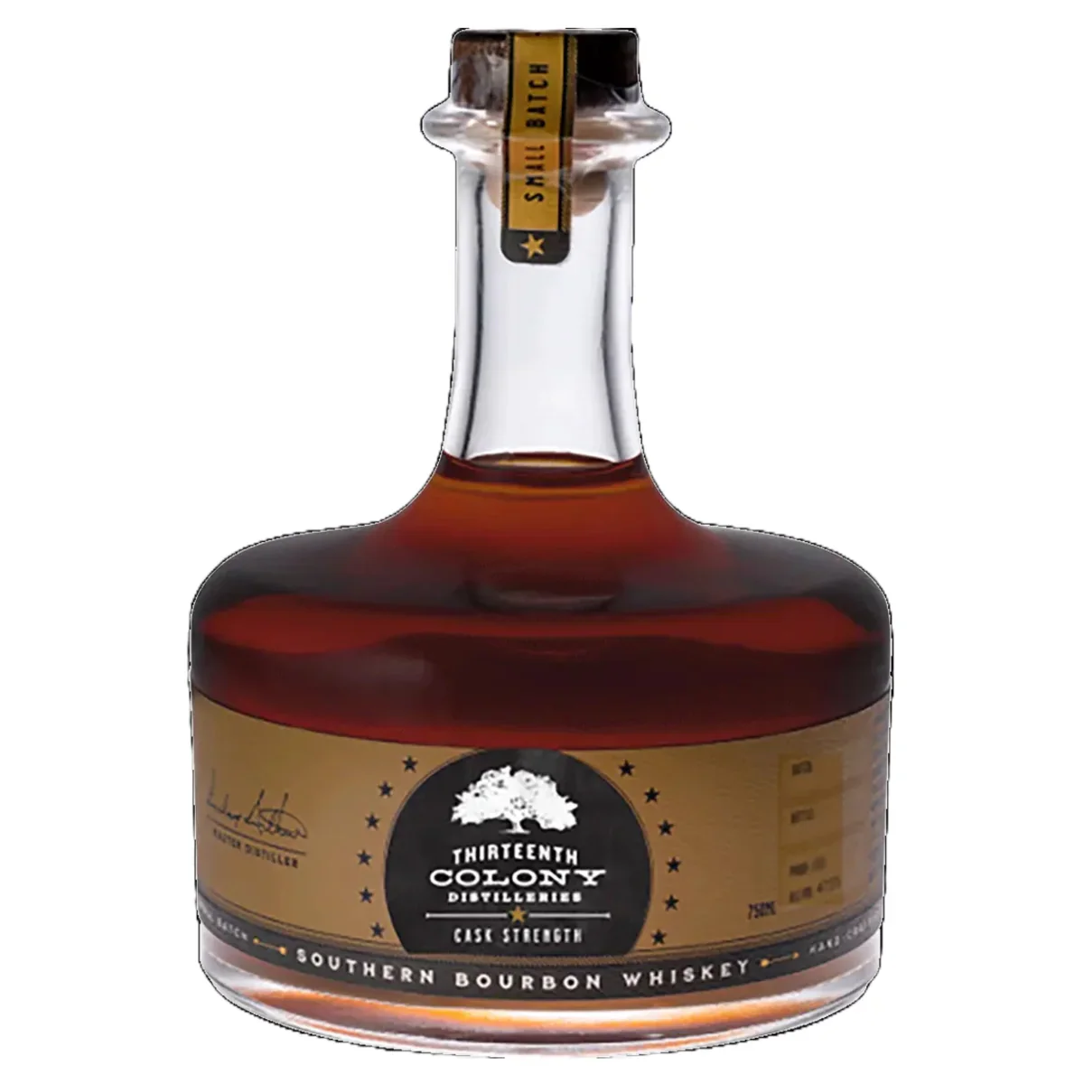 THIRTEENTH COLONY BOURBON CASK STRENGTH SMALL BATCH INDIANA 750ML