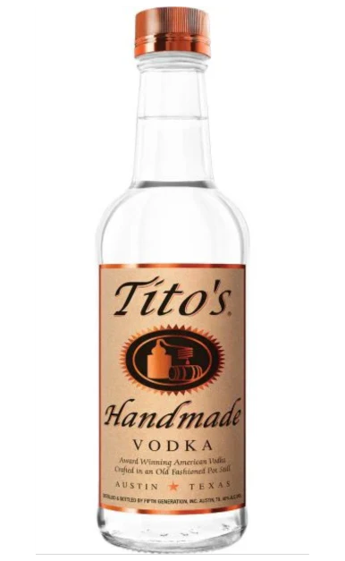 TITOS VODKA HANDMADE AMERICAN 375ML