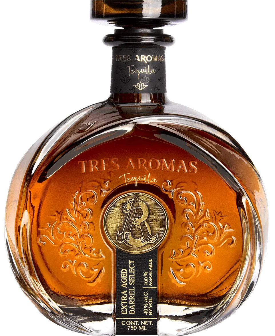 TRES AROMAS TEQUILA EXTRA AGED BARREL SELECT 750ML