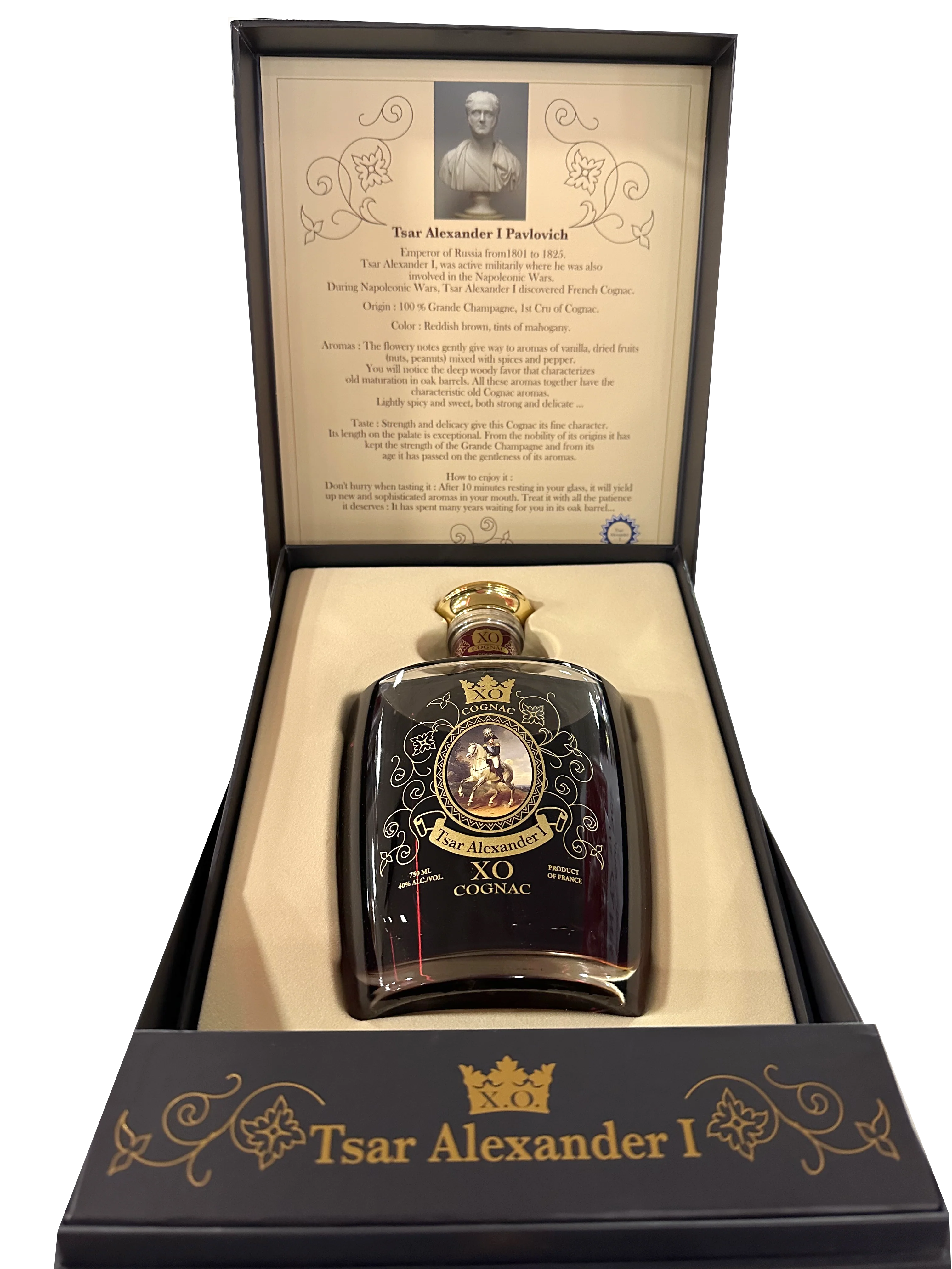 TSAR ALEXANDER I COGNAC XO FRANCE 750ML