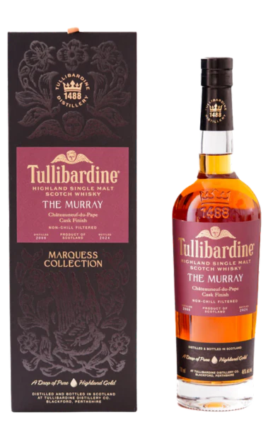 TULLIBARDINE MARQUESS COLLECTION THE MURRAY SCOTCH SINGLE MALT CHATEAUNEUF DU PAPE CASK FINISH 2008 DISTILLED 700ML
