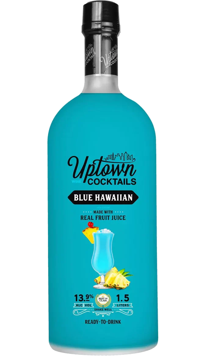 UPTOWN COCKTAILS BLUE HAWAIIAN RTD 1.5LI