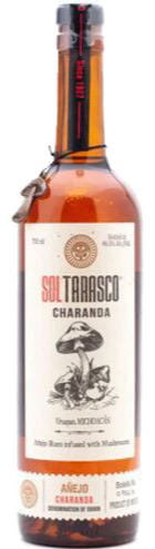 URUAPAN SOL TARASCO RUM CHARANDA ANEJO INFUSED WITH MUSHROOM MEXICO 750ML