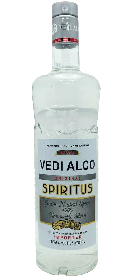 VEDI ALCO SPIRITUS NEUTRAL GRAIN SPIRIT 192PF 1LI