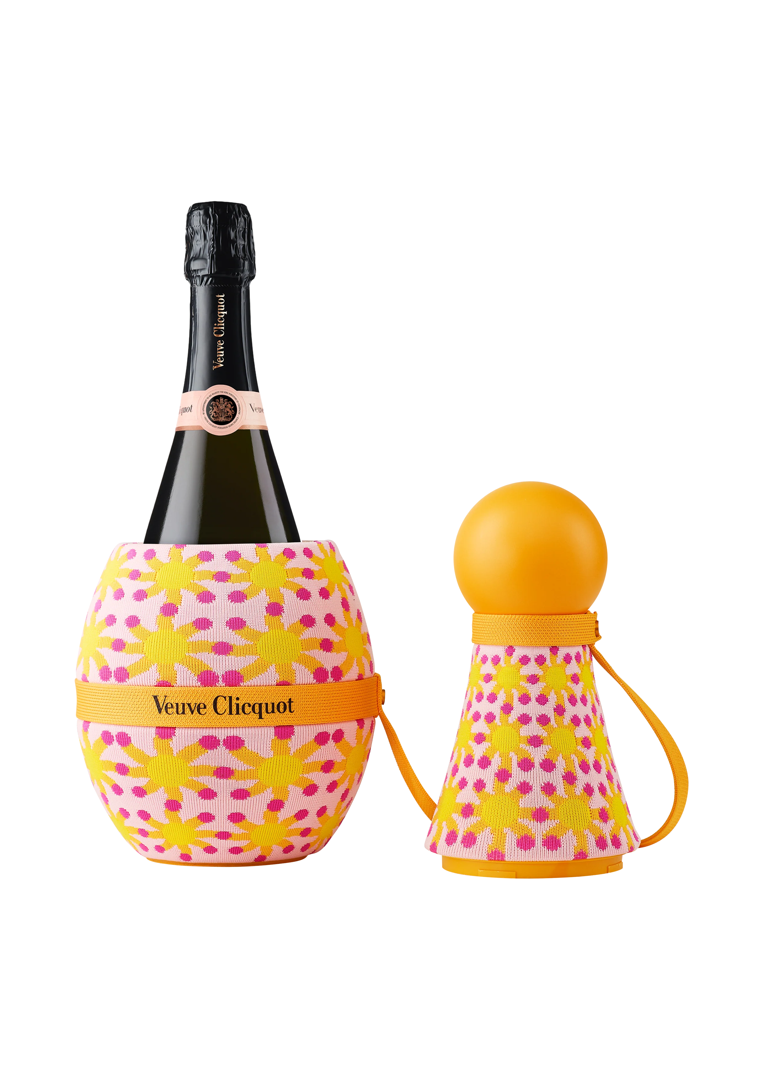 VEUVE CLICQUOT CHAMPAGNE BRUT ROSE WITH SUN TOTEM COOLER GIFT BOX 750ML - Image 2