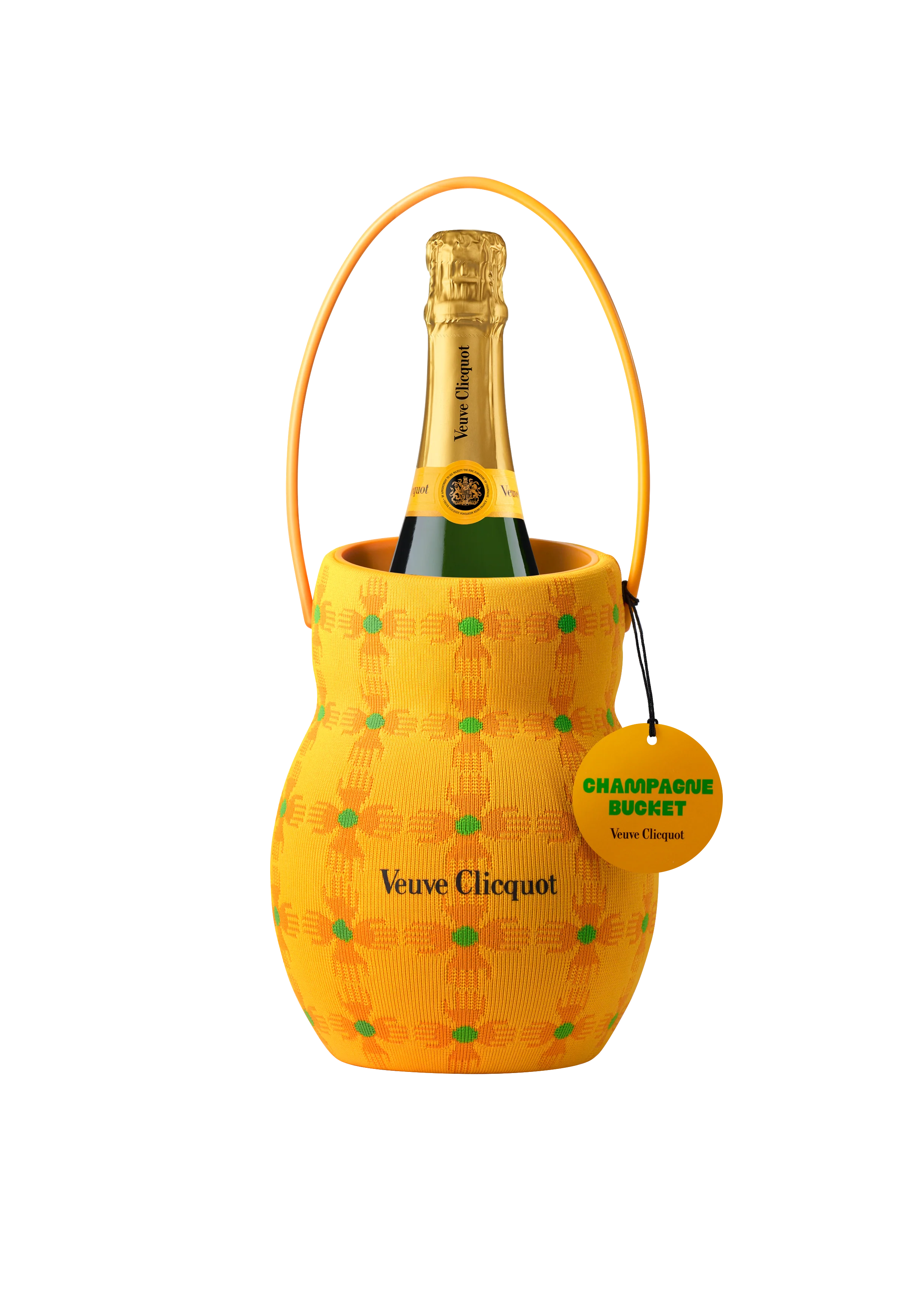 VEUVE CLICQUOT CHAMPAGNE BRUT WITH SUN HOLDER COOLER BUCKET 750ML - Image 2
