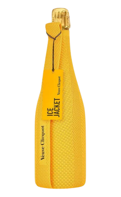 VEUVE CLICQUOT CHAMPAGNE BRUT YELLOW LABEL W/ICE JACKET FRANCE 750ML