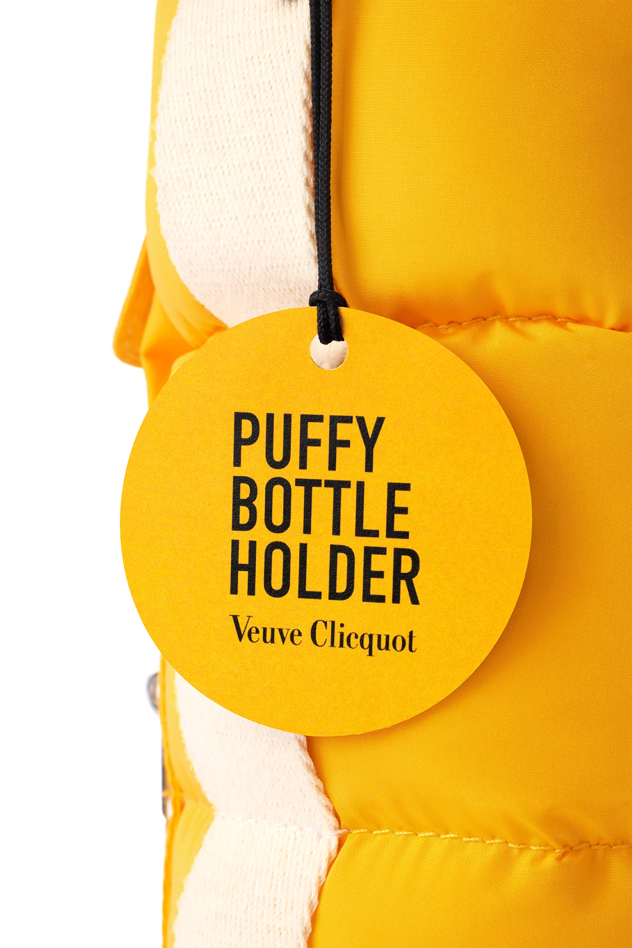 VEUVE CLICQUOT CHAMPAGNE BRUT YELLOW LABEL W/ PUFFY BOTTLE HOLDER FRANCE 750ML - Image 3