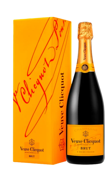 VEUVE CLICQUOT CHAMPAGNE BRUT YELLOW LABEL W/BOX 750ML - Image 2