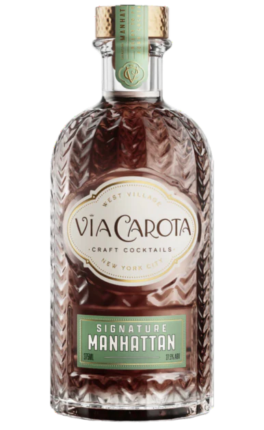 VIA CAROTA CRAFT COCKTAILS SIGNATURE MANHATTAN NEW YORK 375ML