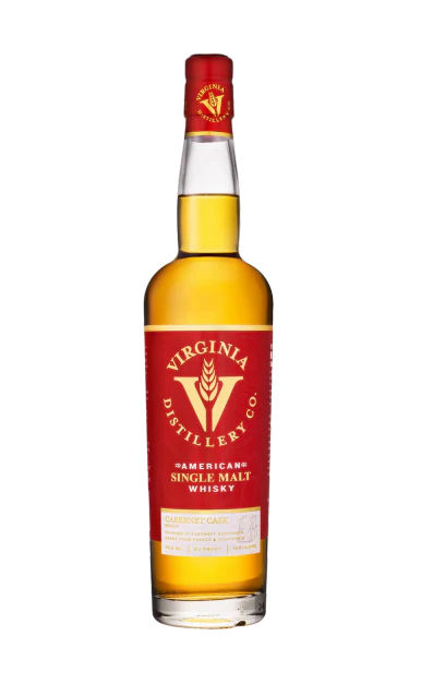VIRGINIA DISTILLERY CO AMERICAN WHISKY SINGLE MALT CABERNET CASK SELECT VIRGINIA 700ML