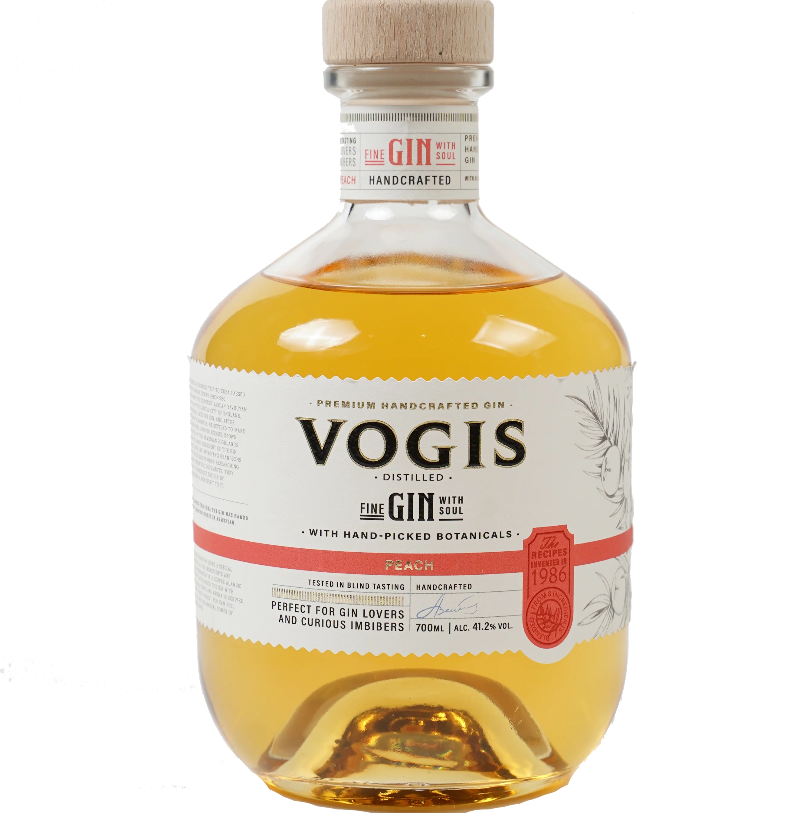 VOGIS GIN DRY WITH SOUL PEACH FLAVORED ARMENIA 700ML