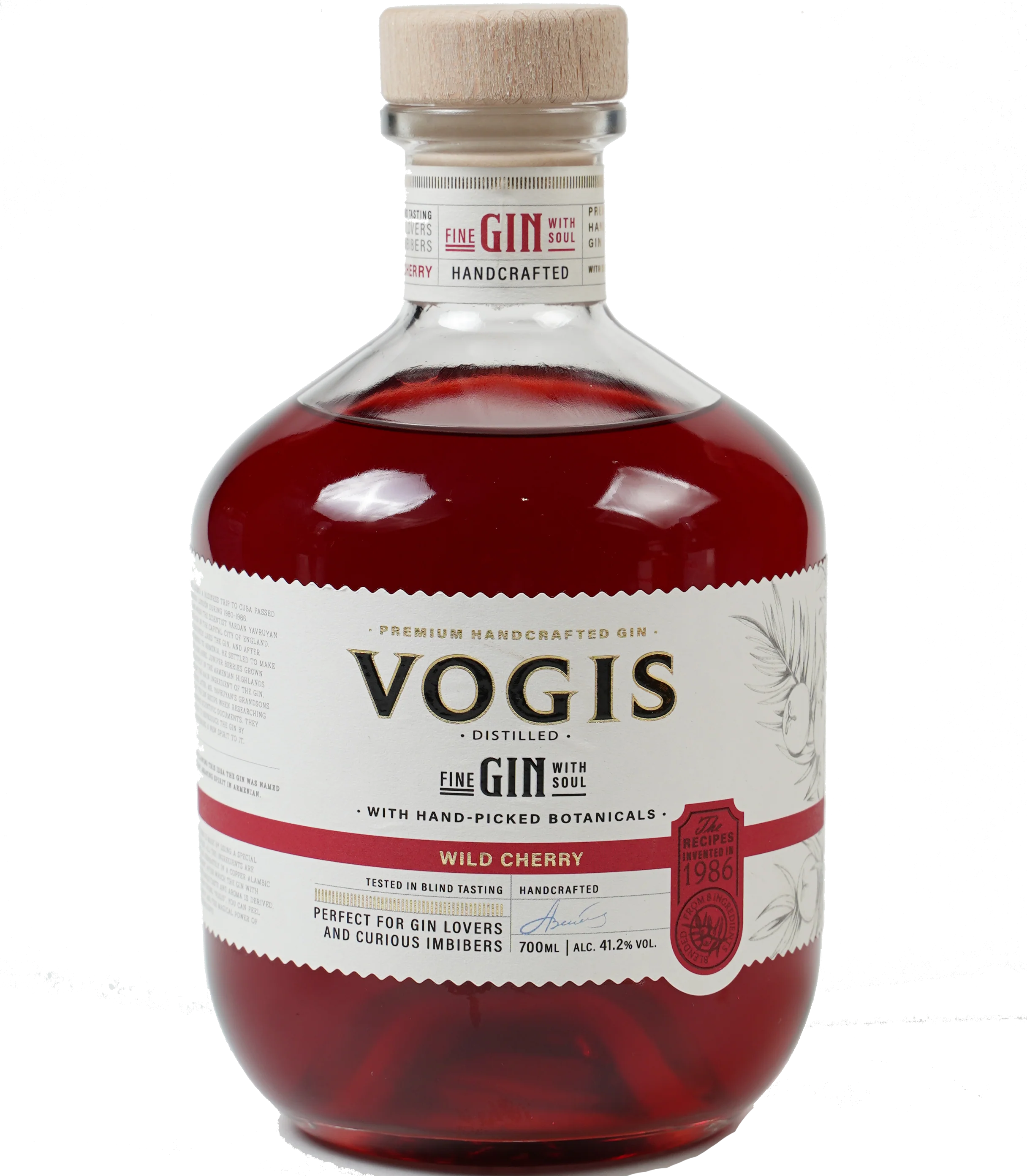 VOGIS GIN DRY WITH SOUL WILD CHERRY ARMENIA 700ML