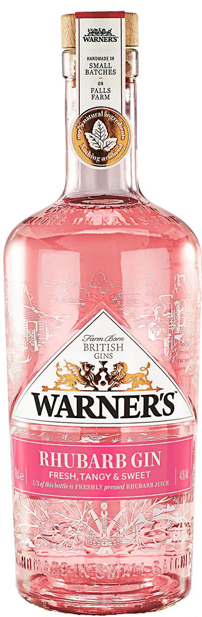 WARNERS GIN RHUBARB FLAVORED ENGLAND 750ML