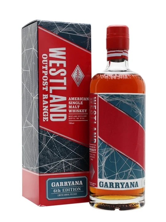 WESTLAND WHISKEY SINGLE MALT GARRYANA 6TH EDITION 2021 RELEASE WASHINGTON 700ML