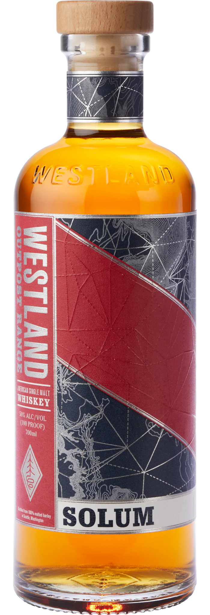 WESTLAND WHISKEY SINGLE MALT SOLUM OUTPOST RANGE 3RD EDITION WASHINGTON 700ML