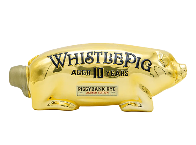 WHISTLEPIG PIGGYBANK WHISKEY RYE LIMITED EDITION VERMONT 10YR 1LI