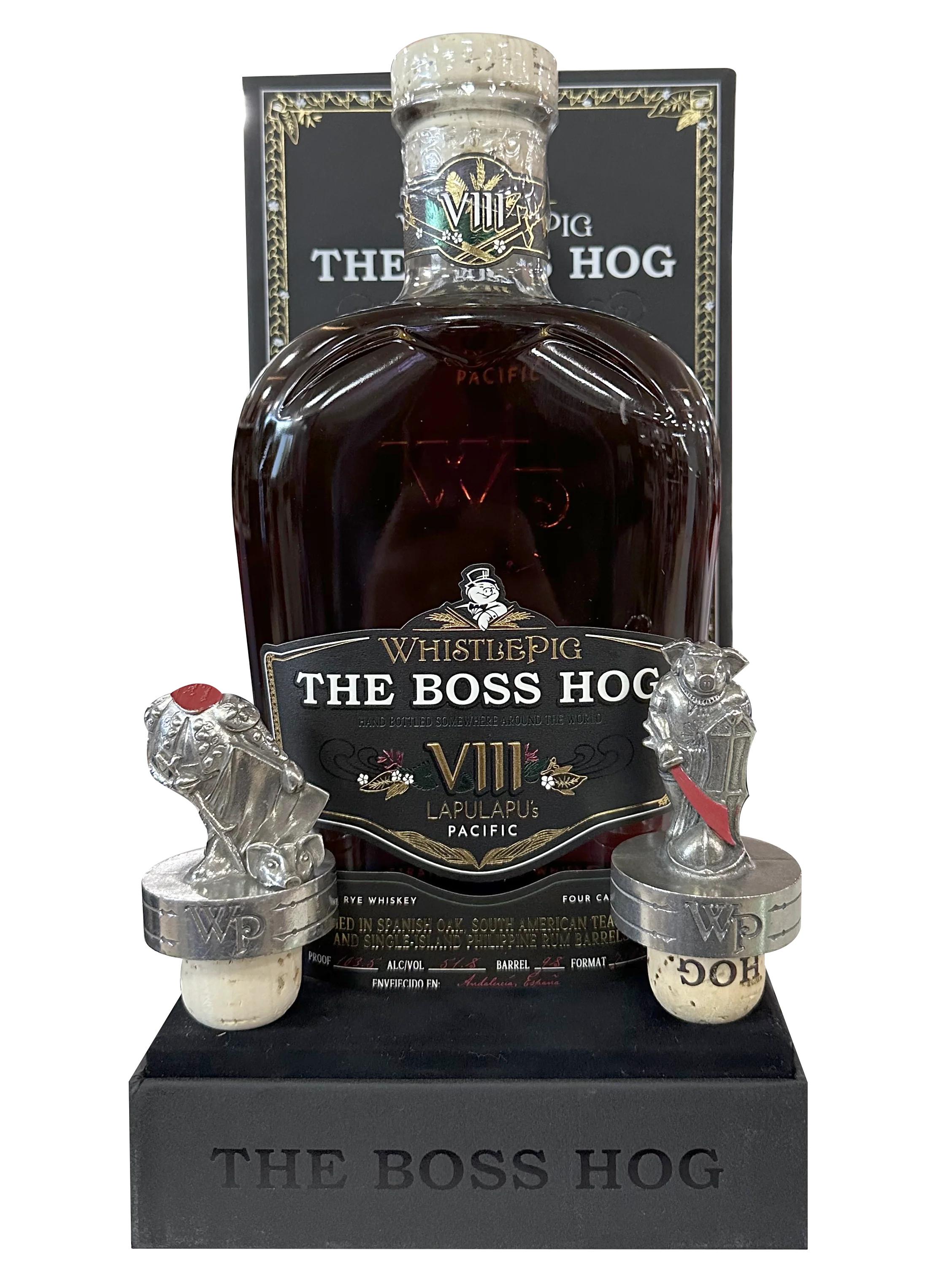 WHISTLEPIG THE BOSS HOG WHISKEY RYE VIII AROUND THE WORLD VERMONT 750ML