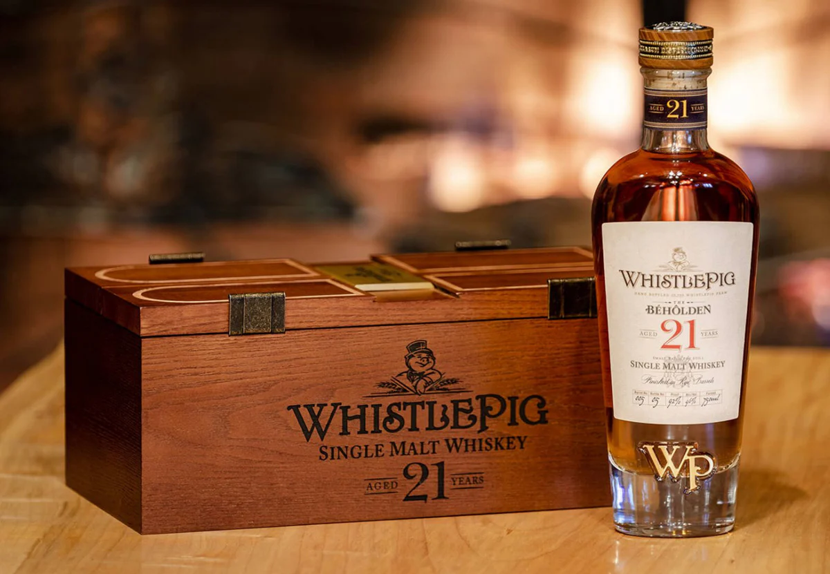 WHISTLEPIG WHISKEY THE BEHOLDEN SINGLE MALT 21YR 92PF 750ML - Image 2
