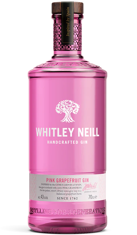 WHITLEY GIN DRY PINK GRAPEFRUIT FLAVORED UNITED KINGDOM 750ML