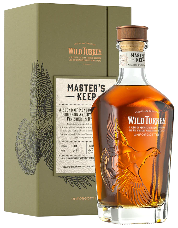 WILD TURKEY MASTERS KEEP UNFORGOTTEN BOURBON FINISHED IN RYE CASKS KENTUCKY 750ML