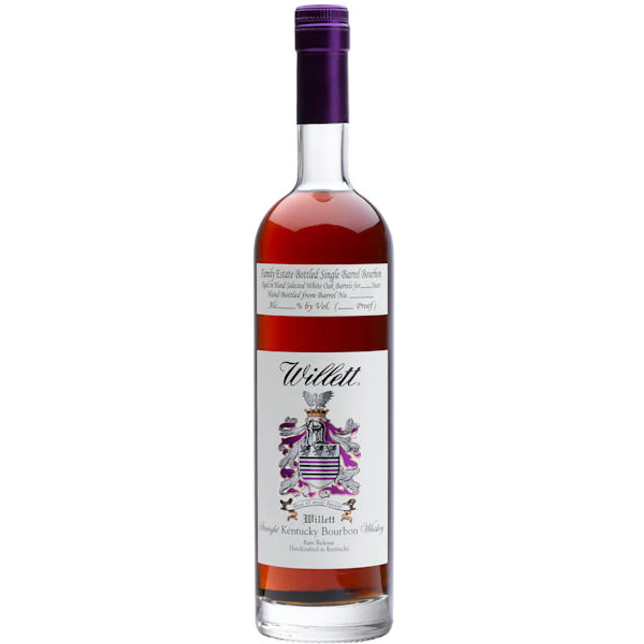 WILLETT WHISKEY RYE SINGLE BARREL FAMILY ESTATE 7YR KENTUCKY 750ML