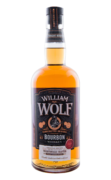 WILLIAM WOLF BOURBON STRAIGHT NETHERLANDS 750ML