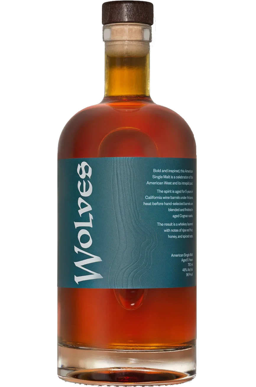 WOLVES WHISKEY SINGLE MALT AMERICAN 5YR 750ML