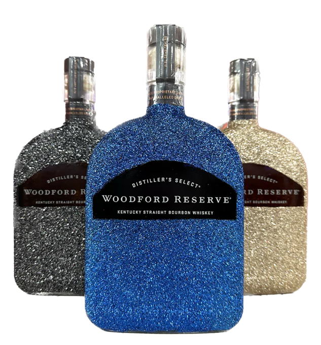 WOODFORD RESERVE BOURBON KENTUCKY GLITTER BOTTLE 750ML