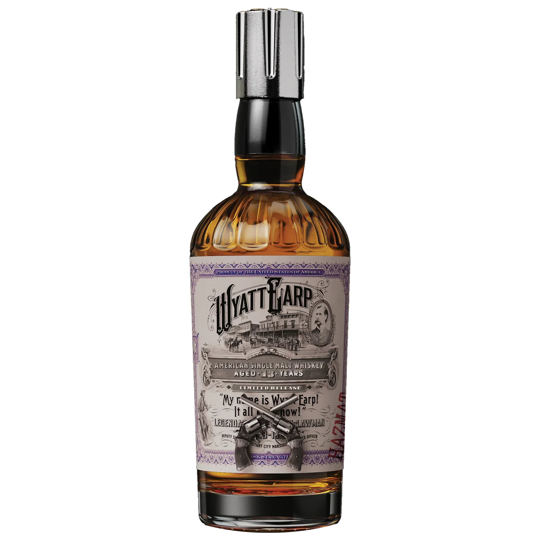 WYATT EARP WHISKEY SINGLE MALT CASK STRENGTH LIMITED EDITION GEORGIA 13YR 750ML