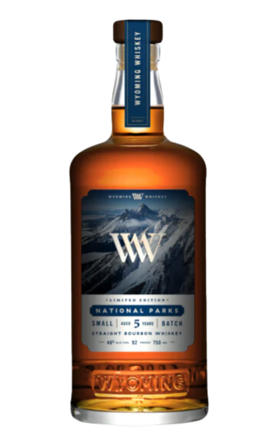 WYOMING WHISKEY BOURBON SMALL BATCH LIMITED NATIONAL PARKS NO3 EDITION WYOMING 5YR 750ML