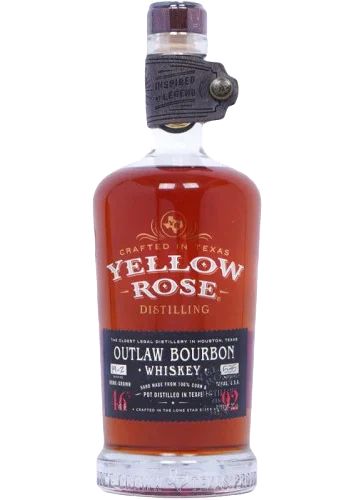 YELLOW ROSE BOURBON OUTLAW POT DISTILLED TEXAS 750ML