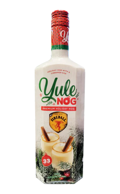 YULE NOG LIQUEUR PREMIUM HOLIDAY NOG MADE WITH FIREBALL 750ML