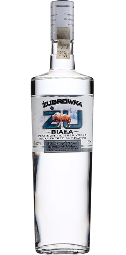 ZUBROWKA BIACA VODKA RYE POLISH 750ML