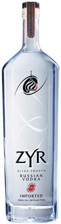 ZYR VODKA ULTRA SMOOTH 375ML